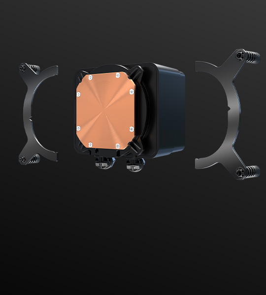 4SET-Pre-installed Fan with Hidden Cable Routing